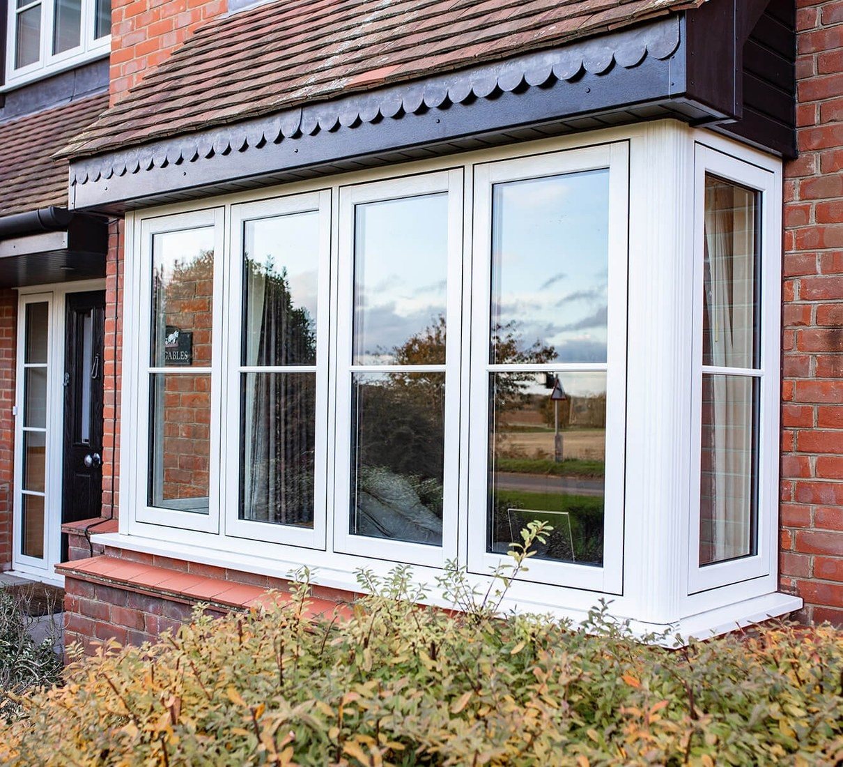 Completed bay window installation ready for handover
